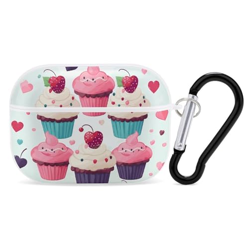 Airpod Pro ��2����/��1����J�b�v�P�[�L �L�����f�B�n�[�c �X�C�[�g�P�[�X�J�o�[ �ϏՌ��ی�P�[�X �L�[�`�F�[�������O�t�� ���h�~ �n�[�h PC �t���h���b�v�w�b�h�z���P�[�X �j�����p �z���C�g