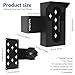 ZJMCAJY Video Doorbell Mount Theft Doorbell Door Bracket No Drill Doorbell Mounting Bracket Multipurpose Doorbell Door Holder for Houses Apartments Rentals Dormitories QUZHEMA_US(black)