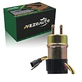 Yezoauto Fuel Pump 4 Wires 12V for Suzuki Marauder VZ800 Kawasaki Vulcan 1500 Voyager XII 1500 L ZG1200B VN1500 15100-21E01 49040-1063(1/4' In/Outlet)