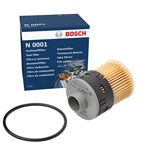 Bosch N9657 Filtre à Carburant Diesel - Sépare les Particules du Carburant - Protège le Système d'Injection