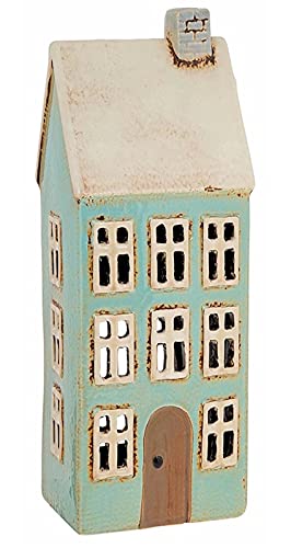 Village Pottery Teelichthalter, hoch, Hellblau Cover
