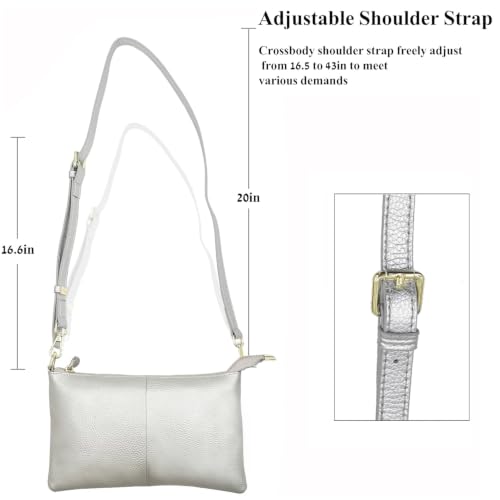 Image of Beurlike Leather Wristlet Wallet Clutch Purses For Women Small Crossbody Phone Bags