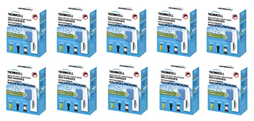 Thermacell påfyllningar 12 timmar set med 10 påfyllningar för sköld mot myggor | diffusorer | lykta | Namnen |