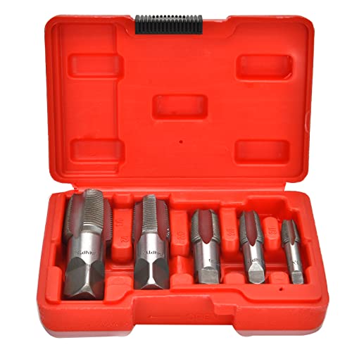 Wmaztool PIPE TAPS-01 5 Piece Npt Thread Forming Taps, Pipe Taps Set thumb #1