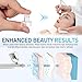 Ipetboom 8pcs Plastic Hydro Facial Machine Tips Heads for Water Oxygen - Beauty Cleaning Suction Machine Replacement Parts Skin Care Aqua Peeling Caps, 1.65cm/0.65in interface inner diameter
