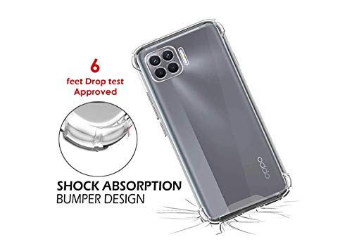 Image of Rubber Back Cover Compatible Model for Oppo CPH2095 /Oppo F17 - Transparent