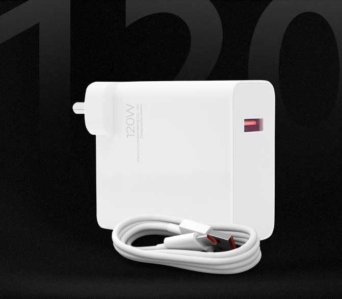 Image of Etguuds Charger Compatible with Xiaomi 120W HyperCharge Adapter Combo for Superfast Quick Charging with Type C Wire Included for MI14, Redmi Note 13 Pro, Note 13, Xiao