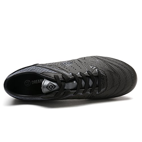 Bruno Marc Dream Pairs Herren Fußballschuhe Jugen Trainingsschuhe Professionelle Stollen Spikes Cleats Outdoor Sport Football Schuhe SCHWARZ/DUNKEL/GRAU 160859-M Größe 46EU/12US - Image 5