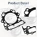 JDMSPEED New Top End Head Gasket Kit Replacement for Rhino 660 2004-2007 Grizzly 660 2002-2008