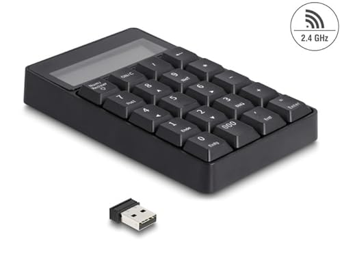Delock 12113 Tastierino Numerico Universale Usb Nero