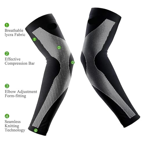 Mangas de compresión con efecto frío de seda de hielo para ciclismo unisex 3