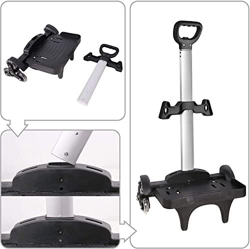 Carretilla Plegable de Mano de Aluminio con 6 Ruedas miniatura 5