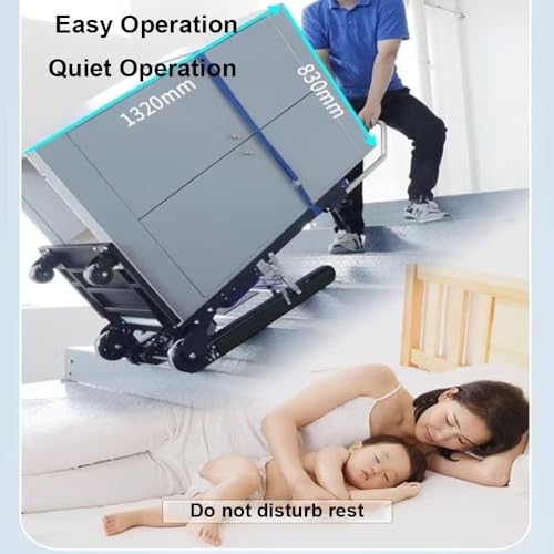 Carretilla eléctrica para escaleras 500kg 1200W miniatura 4