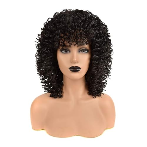 Perruques courtes bouclées pour femmes noires cherchant un volume naturel