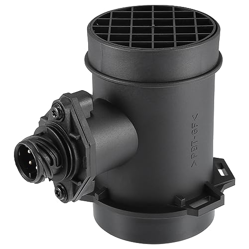uxcell Car Mass Air Flow Sensor Meter Replacement Black for BMW M3 1995-1996 No.13621747155