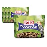 Kaytee Woodpecker Seed Cake, Wild Bird Food, 1.85 Pounds, 4 Count