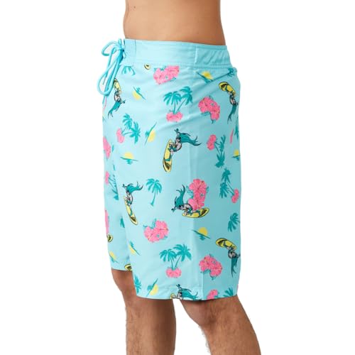 Batman Surfing Men's Blue Board Swim Shorts4