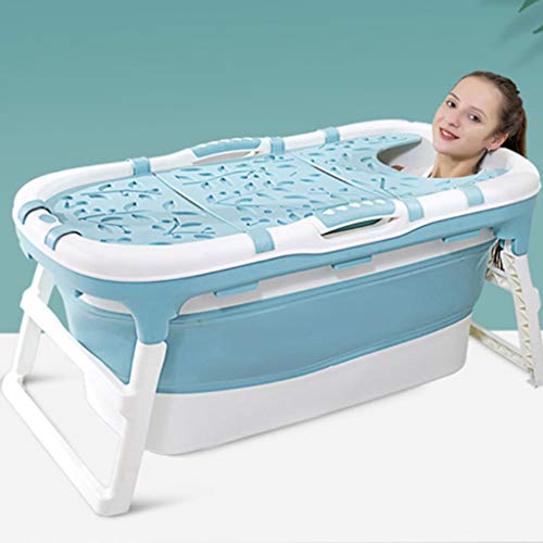 GLokpp Adulto bañera Plegable plástico del bebé Piscina for los niños Baño...