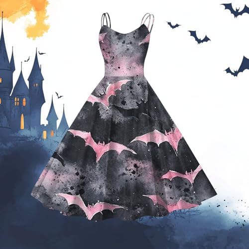 Halloween-Kleid Damen - Elegantes Blut-Rot Langarm Kleid Für Party & Abendevents