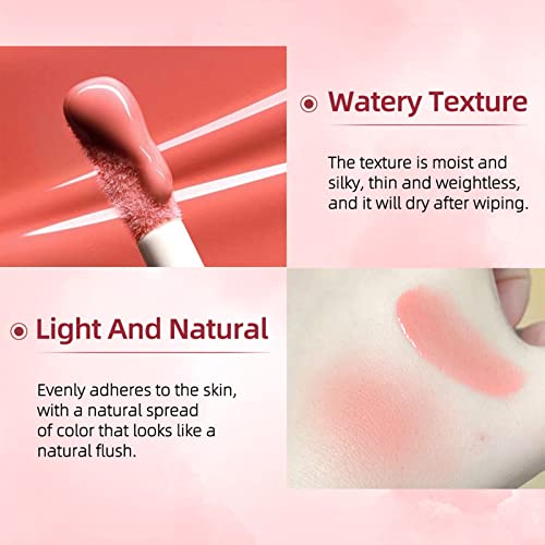 Rosarden-Face Blush Liquid-Matte Blush Stick For Cheeks-Orange Blush-Cream Liquid Blush Makeup-Lightweight Soft Cream Face Blush-Long Wearing Smudge Proof-Moisturizing Face Blush Stick For Cheek #TOP1
