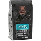 Copper Moon Ground Coffee, 2.5 Pound, nutty finish, silky smooth hawaiian hazelnut ,40 Ounce