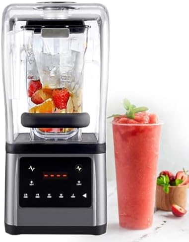 Wytrzymały blender – urządzenie do smoothie i soków z ostrzami ze stali nierdzewnej, konstrukcja redukująca hałas, idealne urządzenie kuchenne do owoców i warzyw