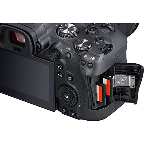 Image of Canon EOS R6 Full-Frame Mirrorless Camera + RF24-105mm F4-7.1 is STM Lens Kit, Black (4082C022)