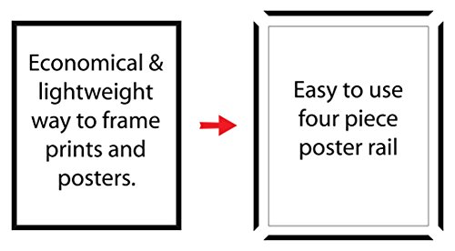 Mcs Original Poster Frame, 22.375 X 34 Inch, Black, Set Of 2 #TOP2