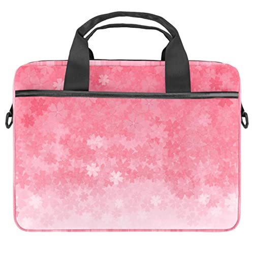 Sacoche ordinateur portable 13 pouces pour le bureau et les cours motif fleur de cerisier