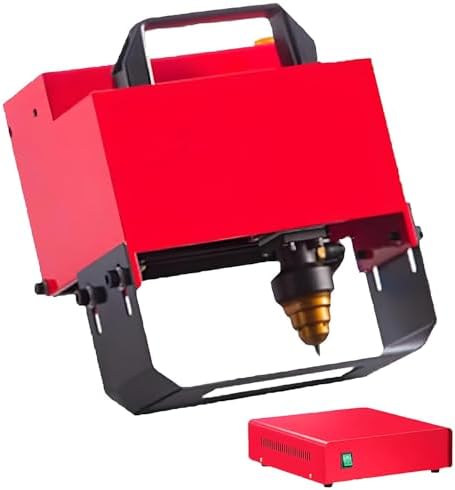 Portable Handheld Dot Peen Marking Machine - Pneumatic Metal Engraver for Serial Numbers, VIN, C Numbers - Precision Marking Tool for Industrial Use