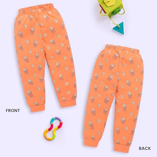 Image of LuvLap Baby Boys & Girls 100% Cotton Pyjama Sets, Pack Of 4