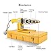 Plastic pipe welding tool，Plastic welder kit Contains welding heads of 6 diameters，Water Pipe Welding Machine Electric Heating Hot Melt Tools for PPR PE Tube 1000W 220V