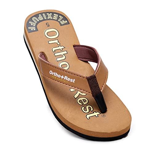 Image of Ortho + Rest Women's Soft Comfortable Orthopedic Doctor Joy Slipper and Flip Flops for Home Daily Use
