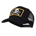 Skull and Choppers Embroidered Military Patched Mesh Cap - Jolly Roger OSFM