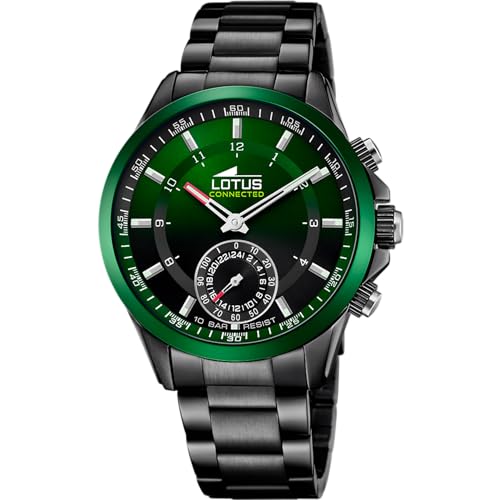 Lotus Reloj Inteligente Hombre Híbrido Connected De Acero Inoxidable 316l Negro - Analógico - Resistente Al Agua 10 Atm 18965 2 - Control Música, Cuenta Pasos, Notifica Y Rechaza Llamadas Lotus Reloj Inteligente Hombre Híbrido Connected De Acero Inoxidable 316l Negro - Analógico - Resistente Al Agua 10 Atm 18965 2 - Control Música, Cuenta Pasos, Notifica Y Rechaza Llamadas