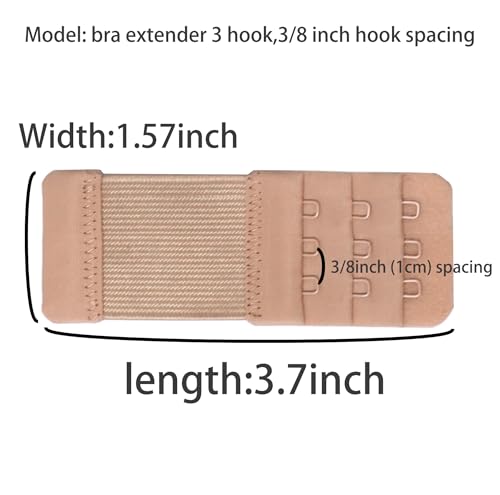 Image of SAMGU Women's Bra Extenders 2 Hook /3 Hook /4 Hook /5 Hook /6 Hook Soft Stretchy