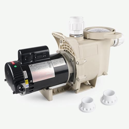 Image of Pool Pump Inground 1HP 6340GPH Single Speed Self-Priming 115V /230V