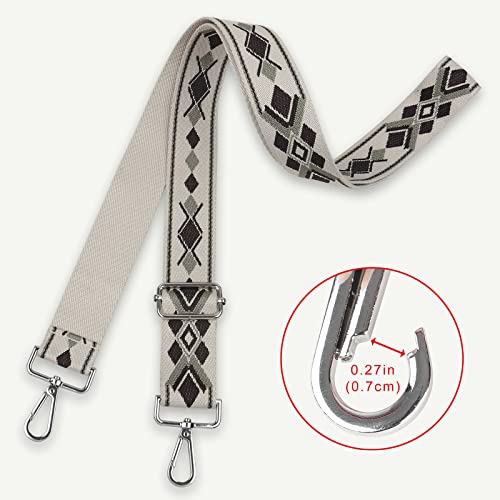 Image of Purse Strap Shoulder Strap Replacement Adjustable Belt Guitar Style Canvas Cross Body Hand Bag Strap