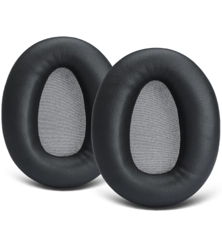 Almohadillas de repuesto compatibles con auriculares Sony WH-CH710N | Color titanio, espuma de memoria de alta densidad y cuero de proteína suave miniatura 1