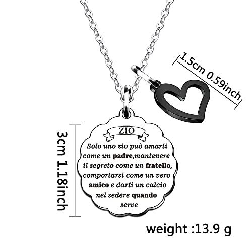 Kraven Collana Zio da Donna Regalo di Compleanno