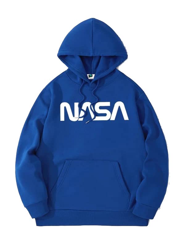 Image of SXV 'NASA' Printed Cool Aesthetic Sweatshirt Hoodie