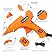 Hot Glue Gun Kit with 30 Glue Sticks(130mm x 7mm), Fast Preheating Hot Melt, High Temp for School Crafts DIY Arts and Quick Home Repairs,20W