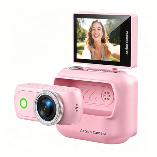 Yunseity Flip Screen Action Camera 4K miniatura 1