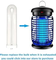 WUEAOA Insektenvernichter elektrisch 4200V 15W UV-Mückenlampe mit LED-Licht – Ansicht 7