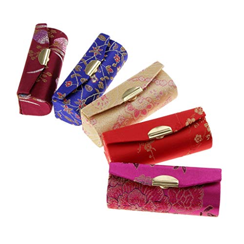 Buy 5pcs Lipstick Case Lipstick Holder Flower Design Makeup Jewelry