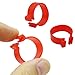 HKACSTHI 150 Pieces Chicken Bird Leg Rings Chicken Identification Leg Bands Poultry Leg Bands Clip on Leg Rings for Chicken Bird Duck Goose Guinea, 5 Colors