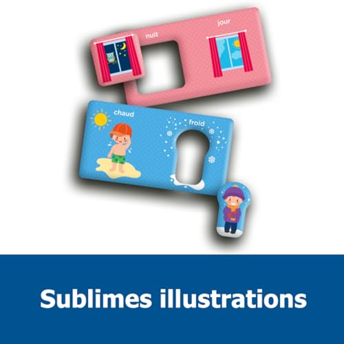 Ravensburger - Jeu Educatif - Les Contraires - La Maison des Maternelles - Un Premier Jeu éducatif mêlant Observation et Association - A partir de 2 Ans - 22498