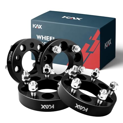 KAX 5x114.3mm to 5x100mm Wheel Adapters,1 inch 5 Lug Wheel Adapters (Changes Bolt Pattern) fit for Town & Country, Grand Caravan, Caravan, 300M, Voyager,with M12x1.5 Studs 73.1mm Hub Bore,4pcs