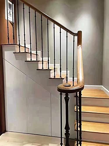 Garde-corps en fer pour terrasse et escalier noir orientable 95 cm - 7