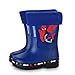 LINLIN Boy Pluie Spiderman Boot Amovible Chaussure Unisexe Couverture imperméable Super Chaude Wellies Shoes Confortable en Plein air Wellington,Purple Cotton- 35 Inner Length 22cm